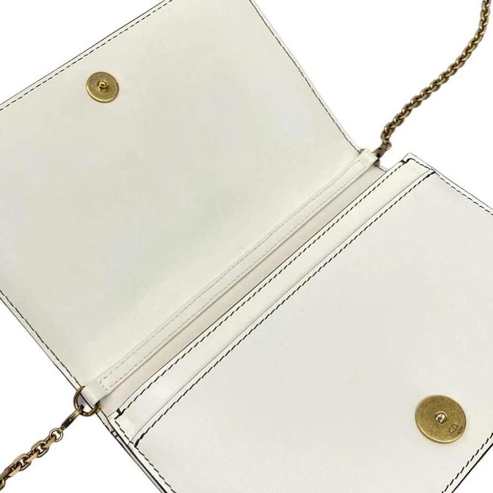 DIOR/ChristianDior - White Leather Other Style Wallet - Picture 3 of 13